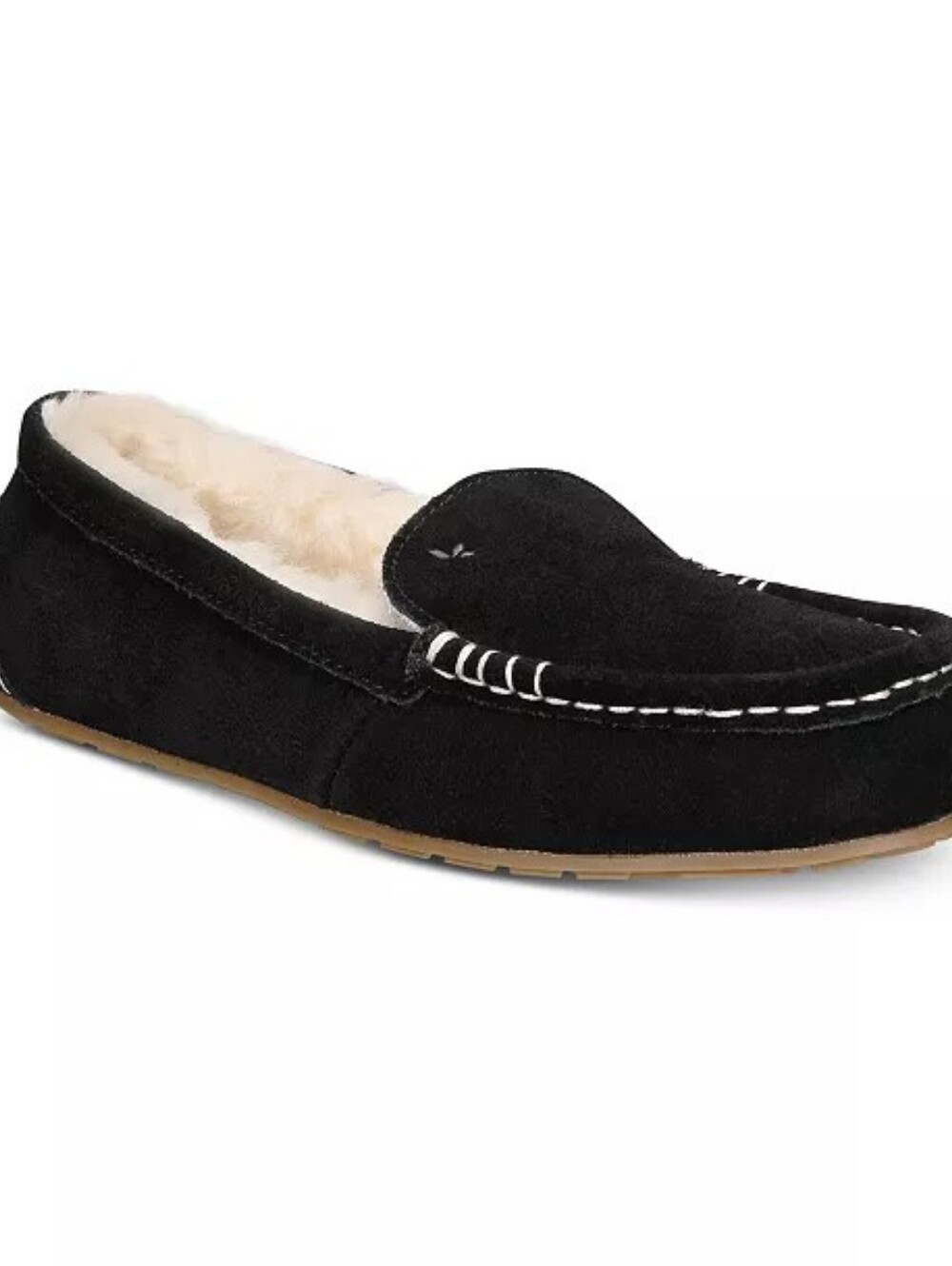 NWOB Koolaburra By UGG Lezly Black Suede Slip-On Slippers SIZE 10 (1020389)